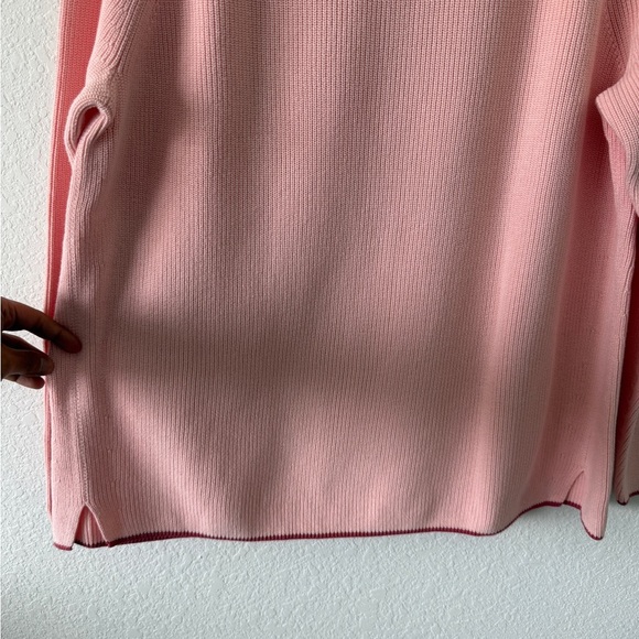 Talbots Pink Cowl Neck Sweater Soft Knit - Picture 5 of 9